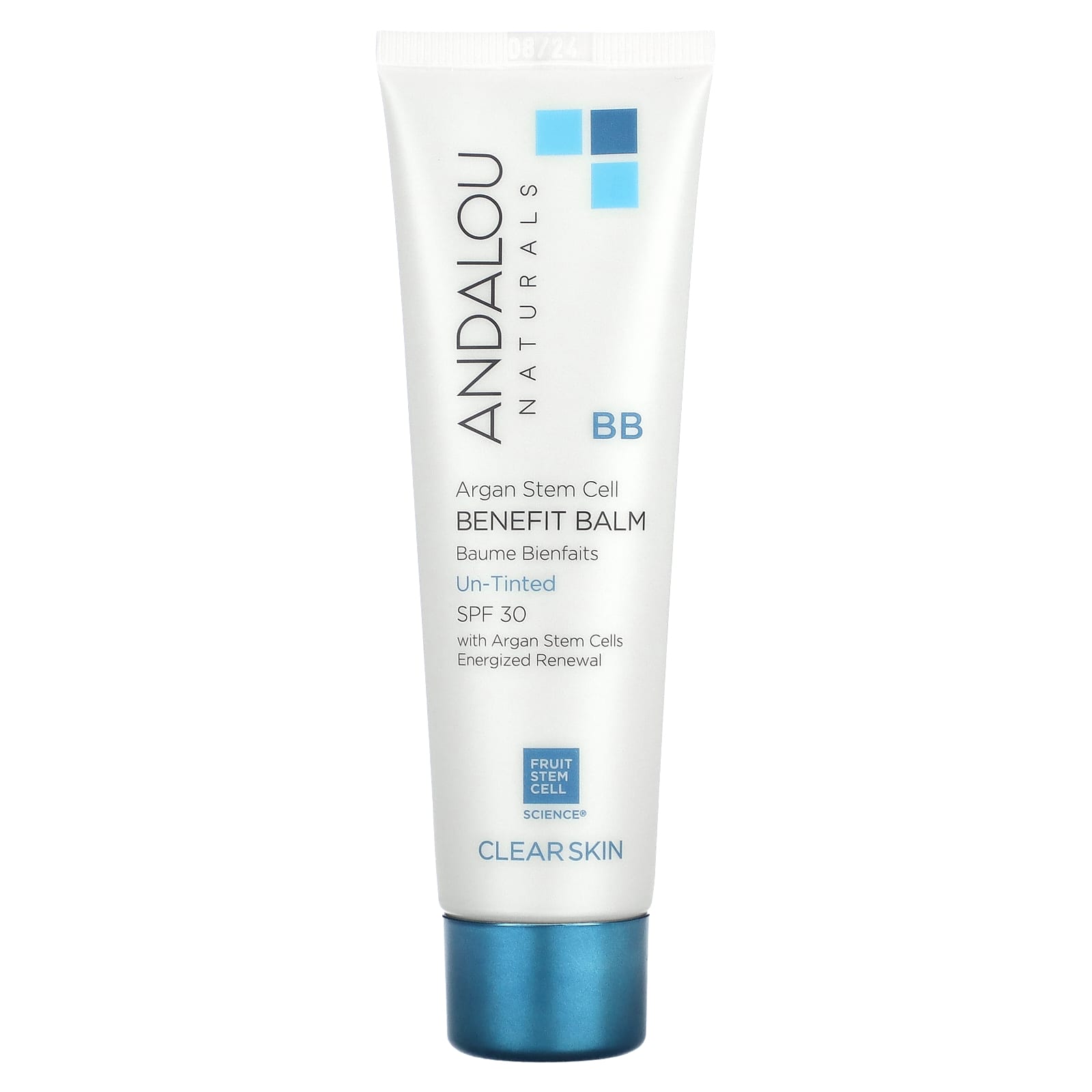 Andalou Naturals BB Argan Stem Cell Benefit Balm Clear Skin SPF 30