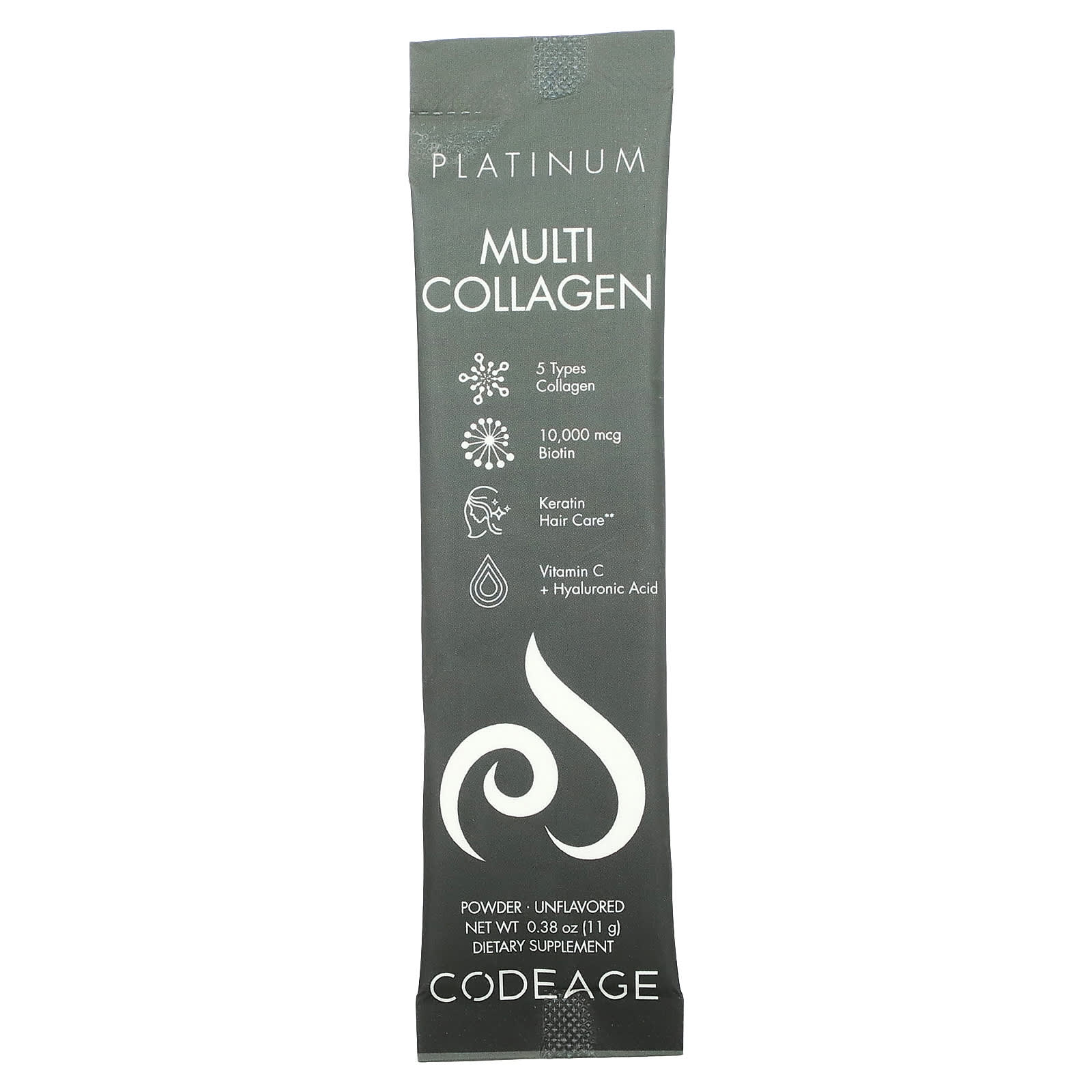 Codeage Platinum Multi Collagen Peptides Biotin Keratin Vitamin C