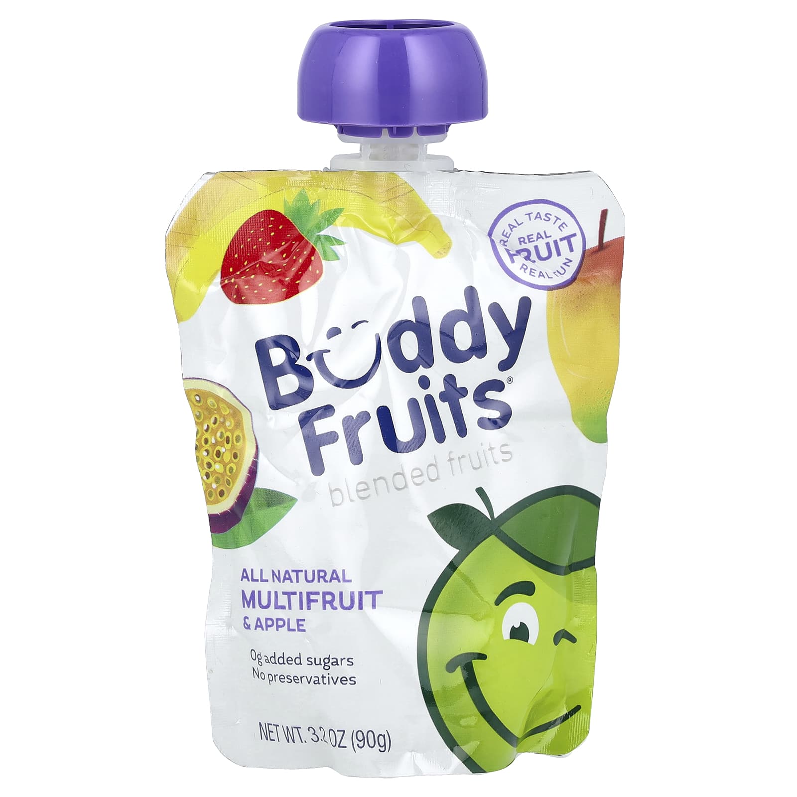 Buddy Fruits Mezcla De Frutas Varias Frutas Y Manzana 90 G 3 2 Oz