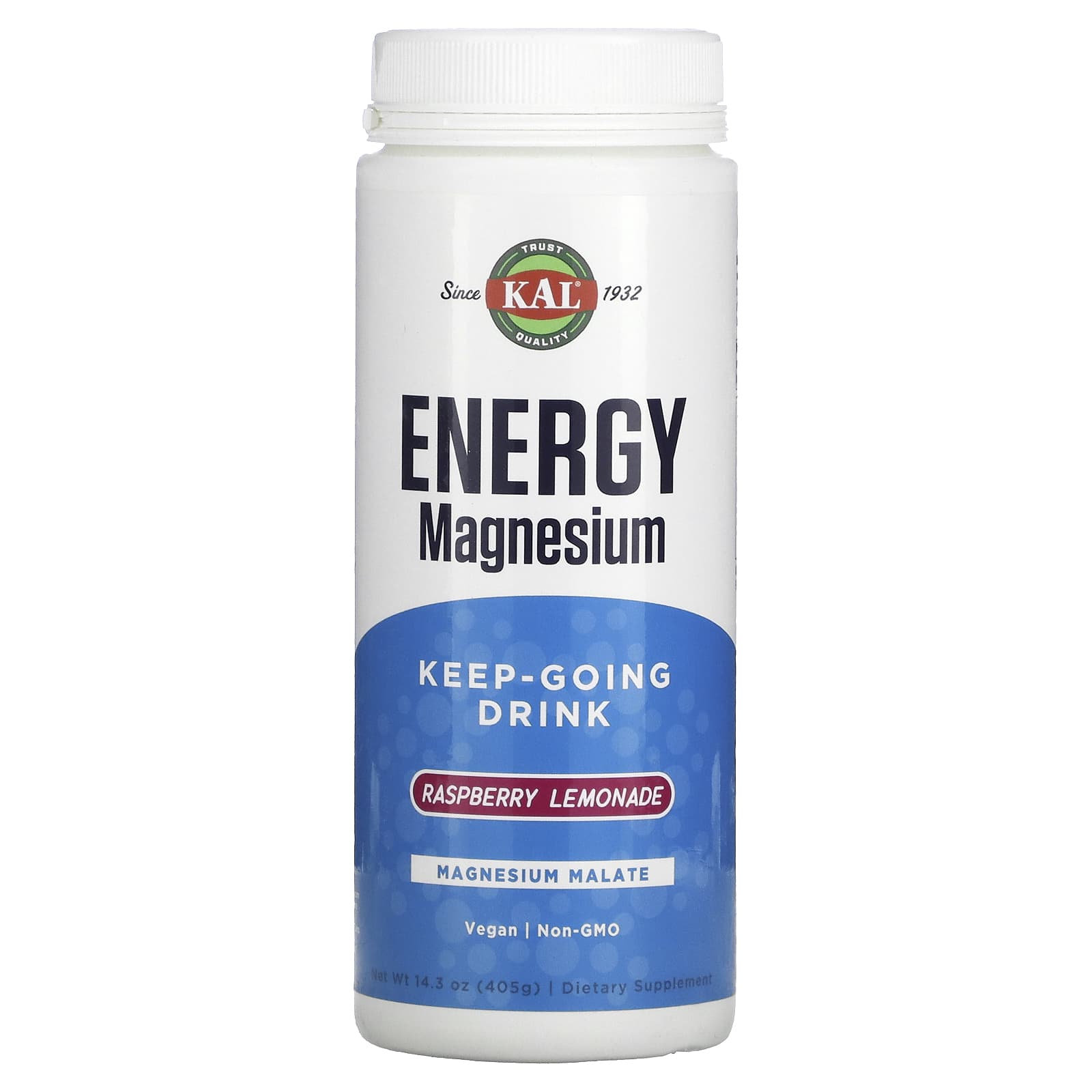 Kal Energy Magnesium Keep Going Drink Raspberry Lemonade Oz