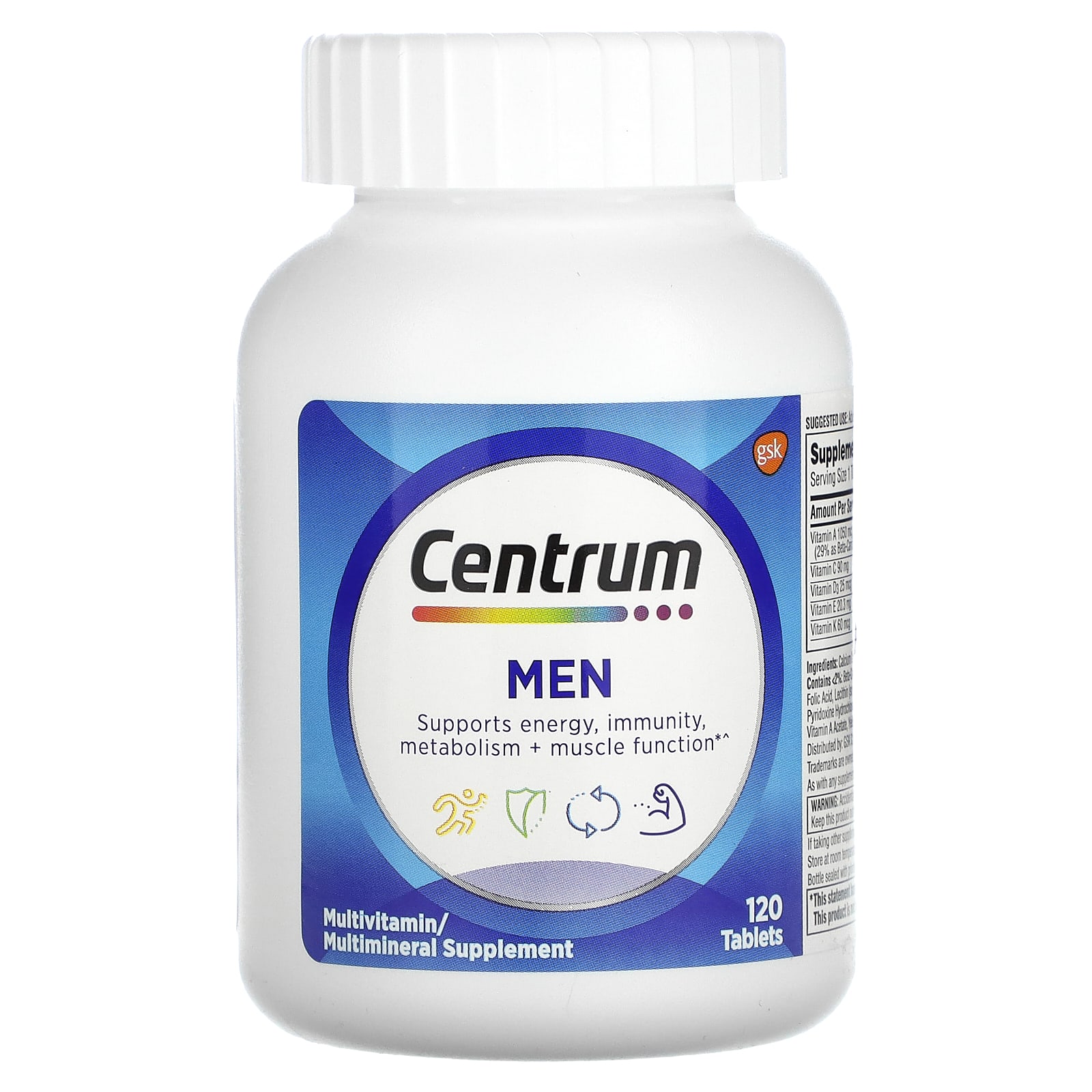 Centrum Suplemento Multivitam Nico Para Hombres Comprimidos