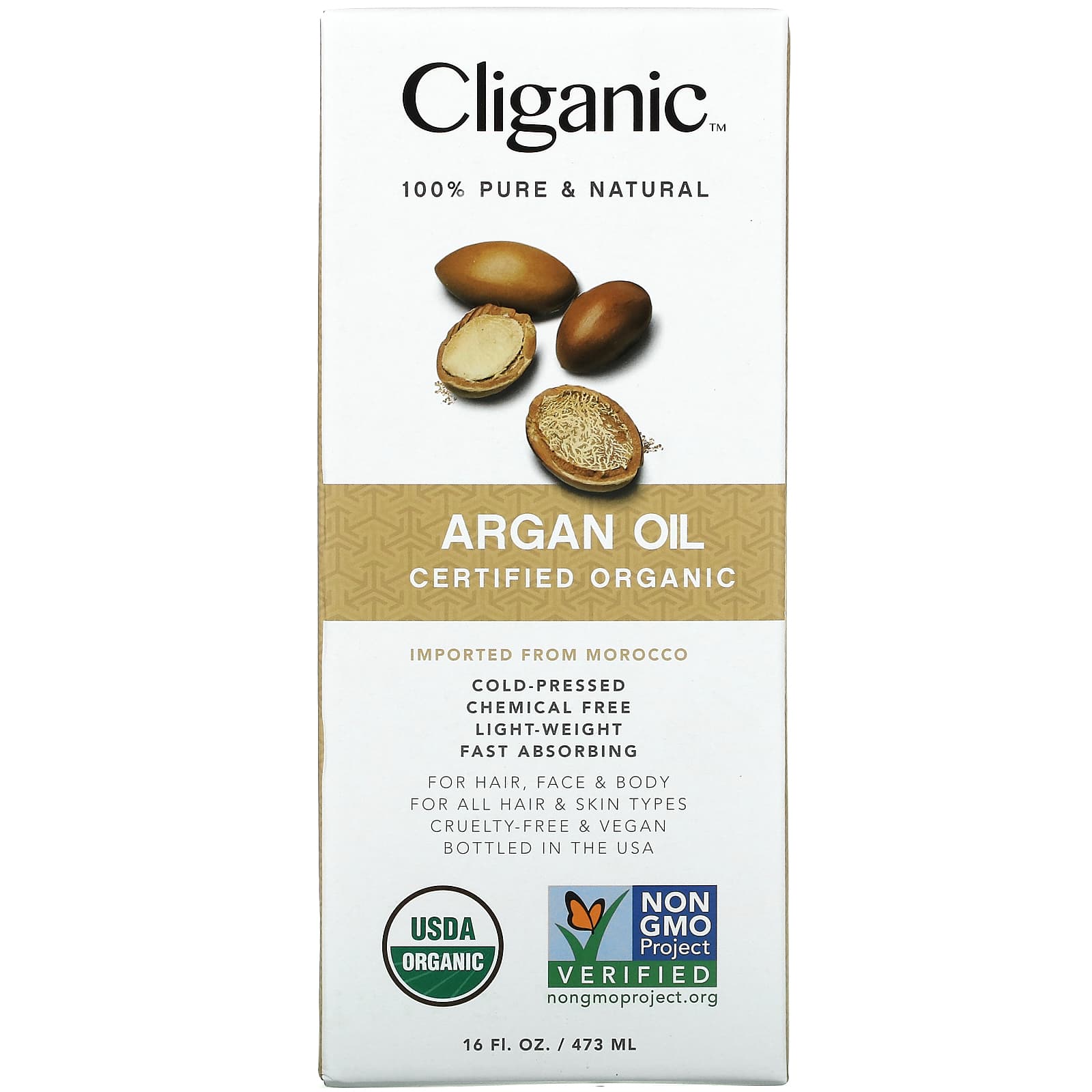 Cliganic Pure Natural Argan Oil Fl Oz Ml