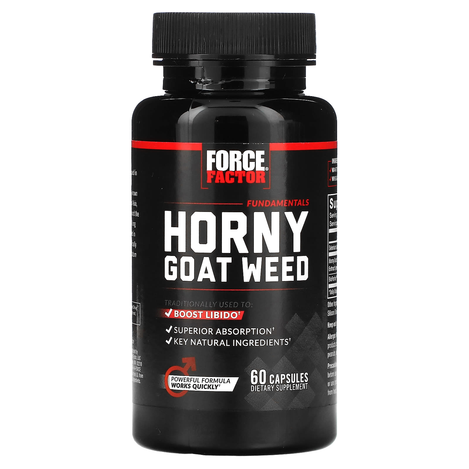 Force Factor Fundamentals Horny Goat Weed Capsules