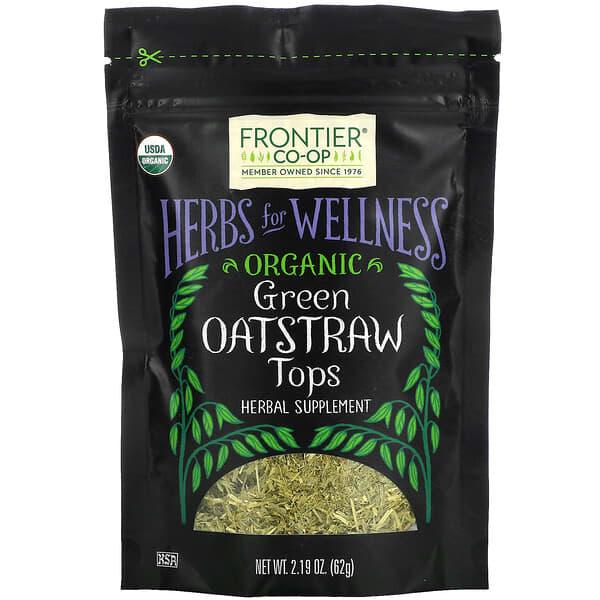 Frontier Co Op Organic Green Oatstraw Tops Oz G