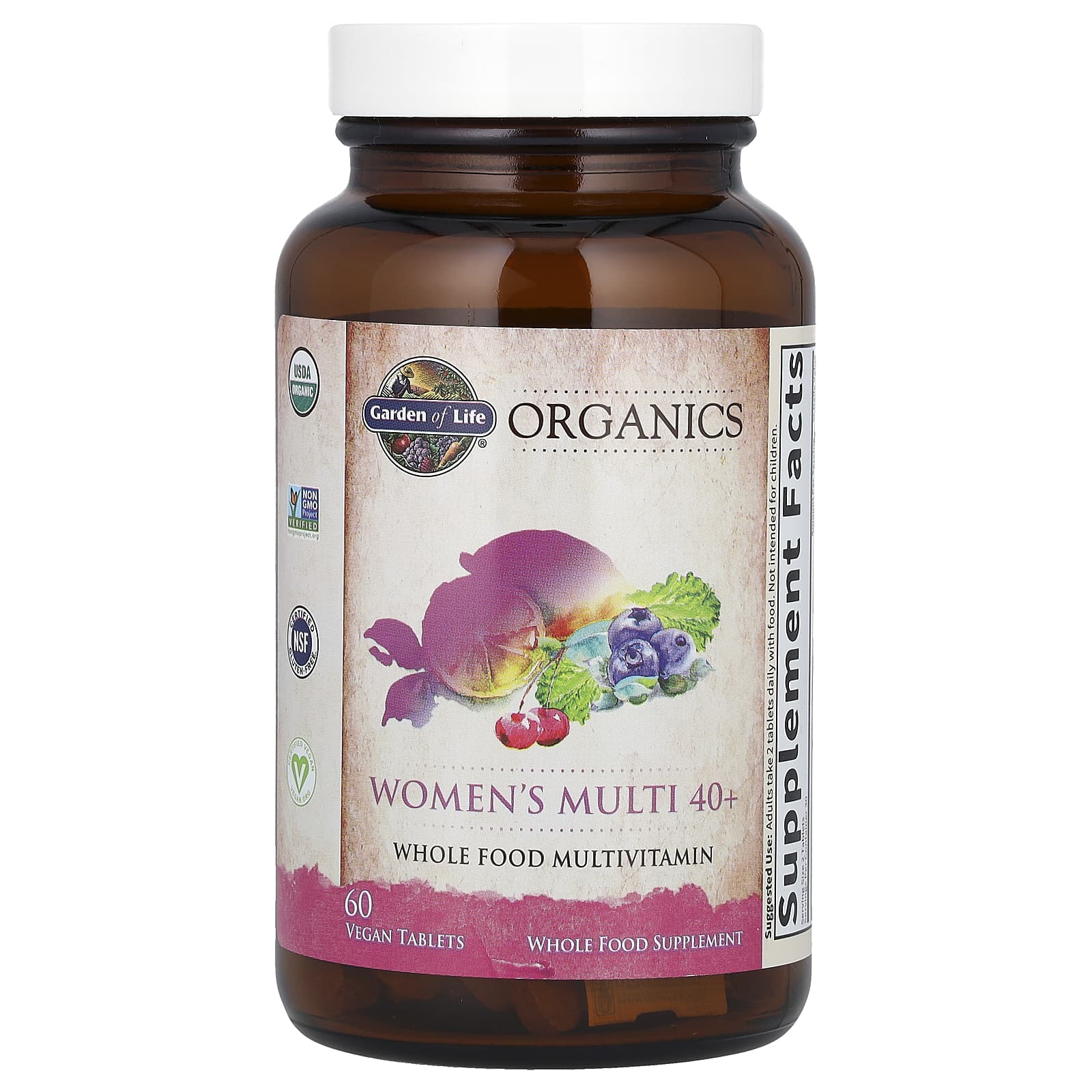 Garden Of Life Organics Women S Multi 40 60 Vegan Tablets