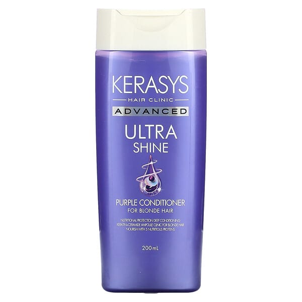 Kerasys Advanced Ultra Shine Purple Conditioner For Blonde Hair 200 Ml