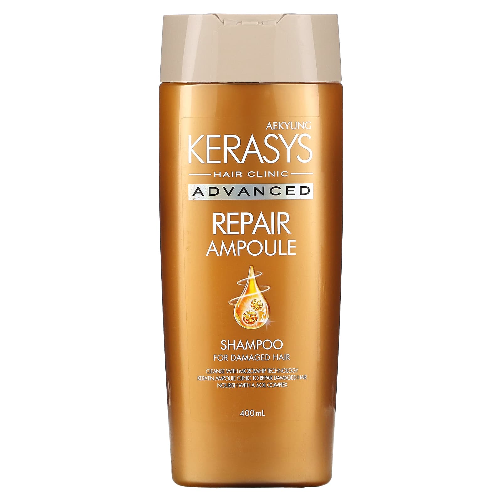 Kerasys Advanced Repair Ampoule Shampoo For Damaged Hair 400 Ml