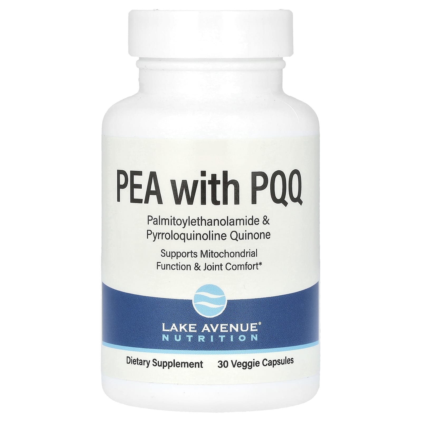 Lake Avenue Nutrition Pea Mg Pqq Mg Veggie Capsules