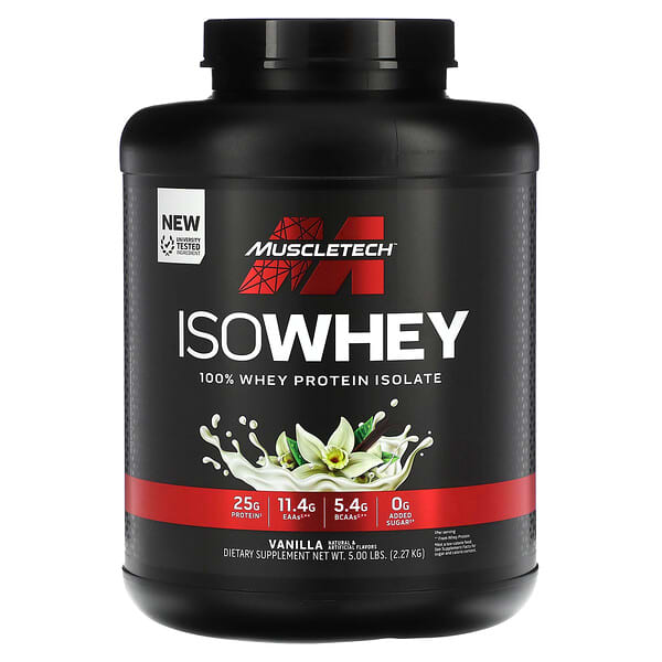 Muscletech Isowhey Whey Protein Isolate Vanilla Lbs Kg