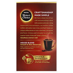 Nescafé Taster s Choice Instant Coffee House Blend Light Medium 6