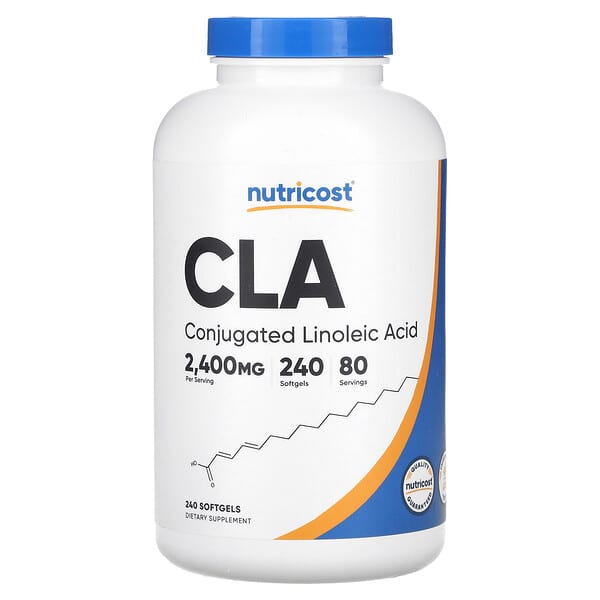 Nutricost CLA 2 400 Mg 240 Softgels 800 Mg Per Softgel