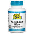 Natural Factors Acidophilus Bifidus Double Strength 10 Billion