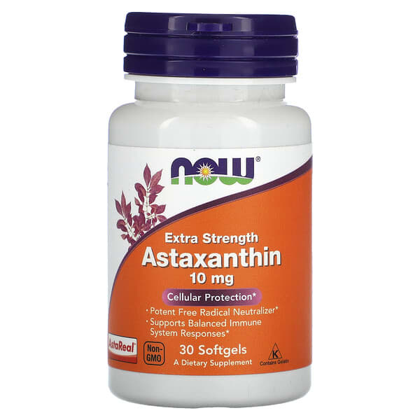 NOW Foods Extra Strength Astaxanthin 10 Mg 30 Softgels