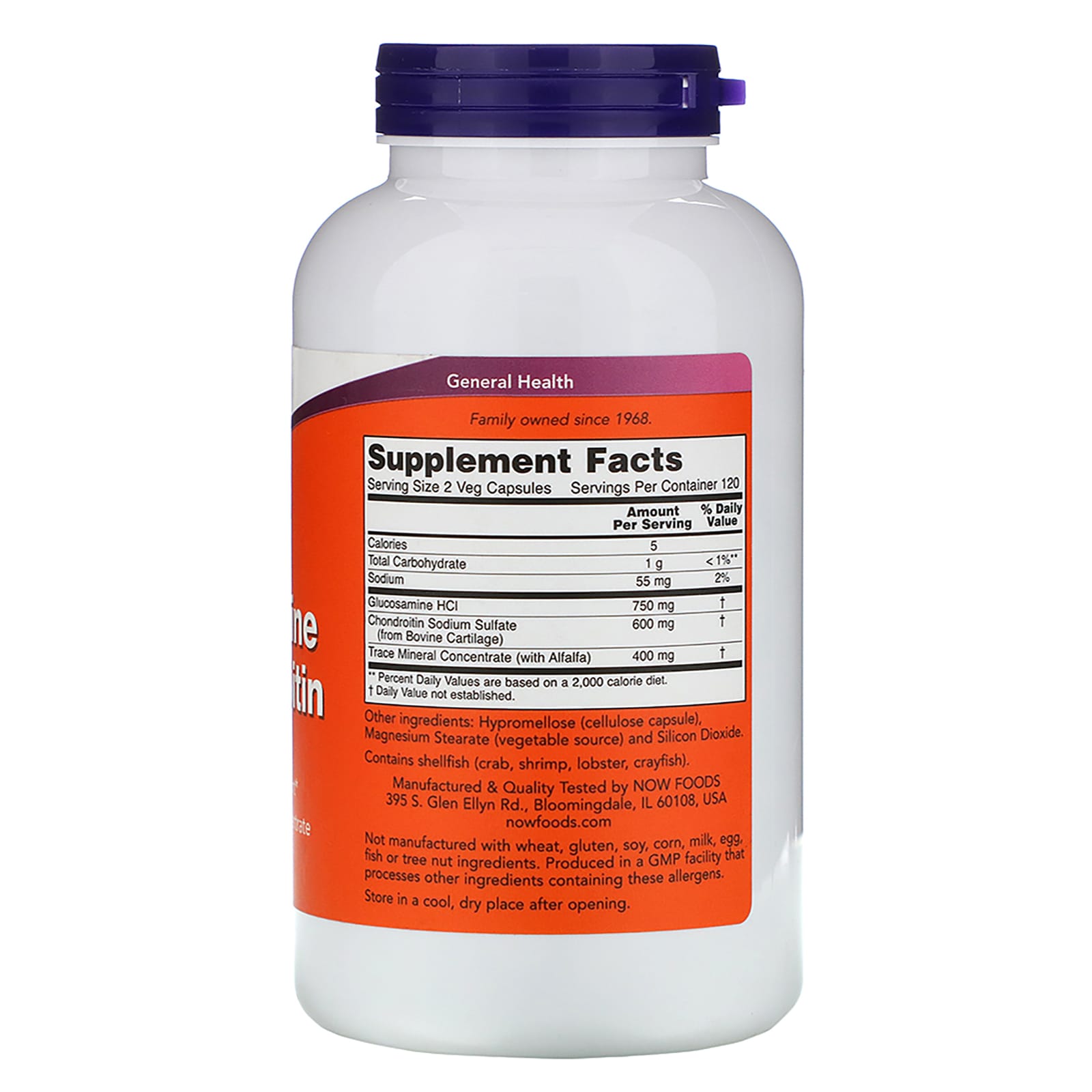 Now Foods Glucosamine Chondroitin Veg Capsules