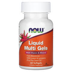 NOW Foods Liquid Multi Gels 60 Softgels