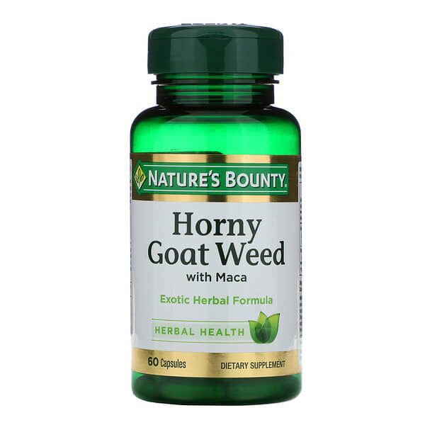 Nature S Bounty Horny Goat Weed With Maca Capsules