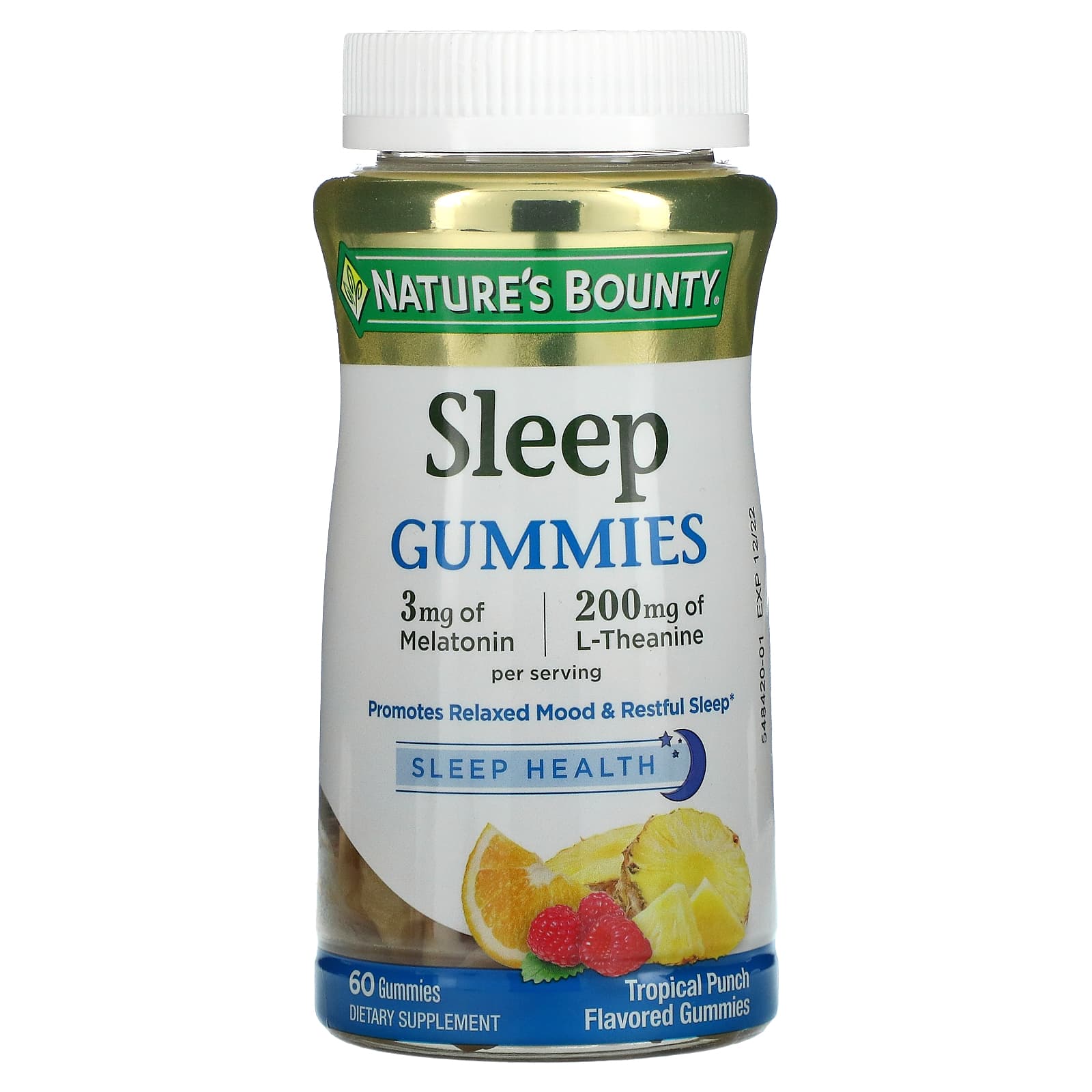 Nature S Bounty Sleep Gummies Tropical Punch 60 Gummies