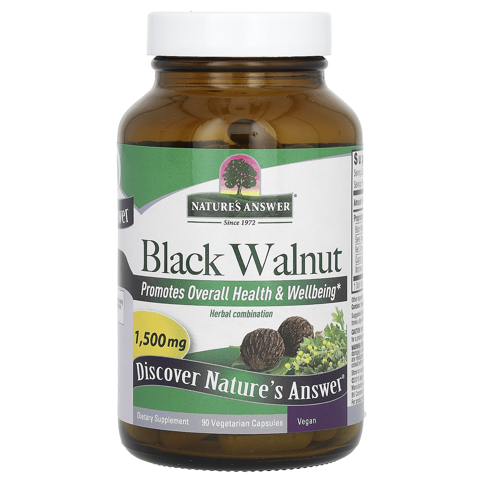 Nature S Answer Black Walnut Mg Vegetarian Capsules Mg