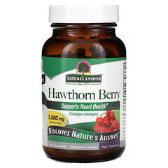 Nature S Answer Hawthorn Berry 1 500 Mg 90 Vegetarian Capsules 500