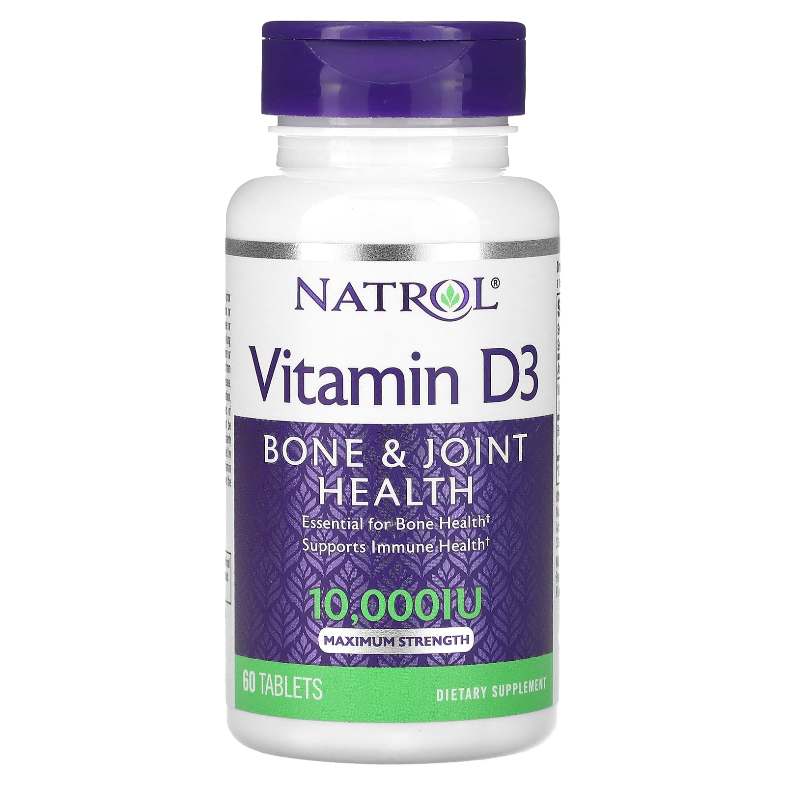 Natrol Vitamin D Bone Joint Health Maximum Strength Iu