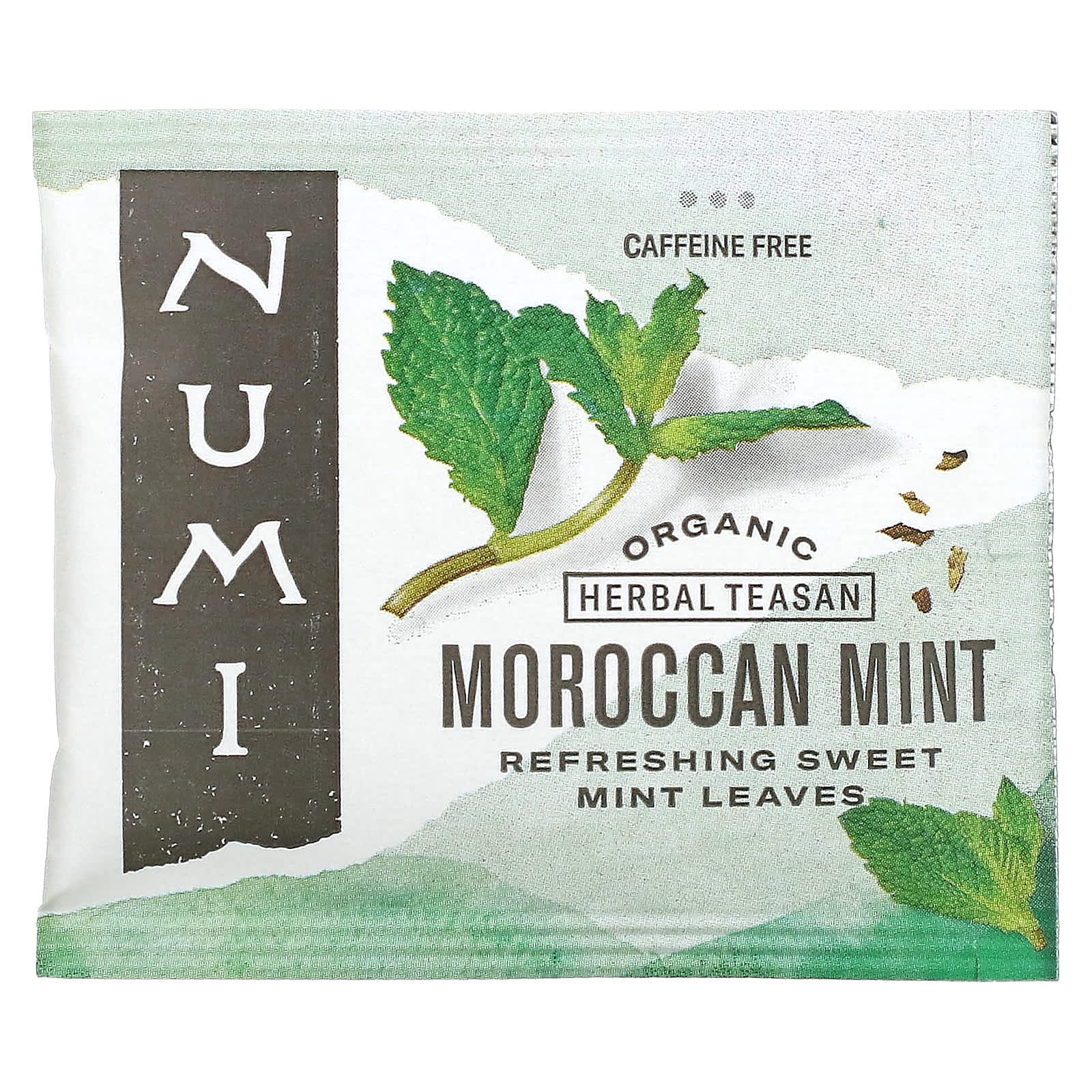 Numi Tea Organic Herbal Teasan Moroccan Mint Caffeine Free Tea