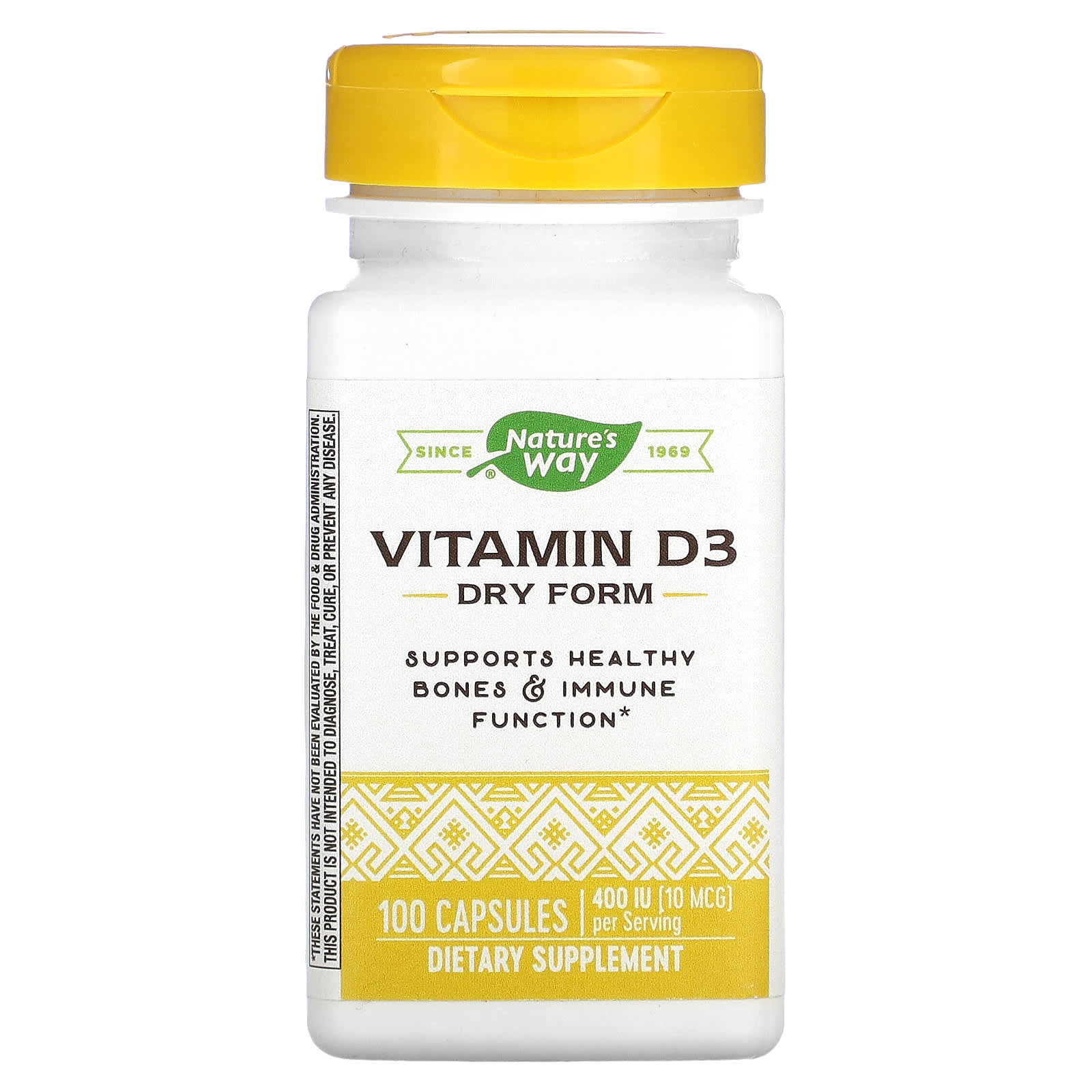 Nature S Way Vitamin D Dry Form Mcg Iu Capsules