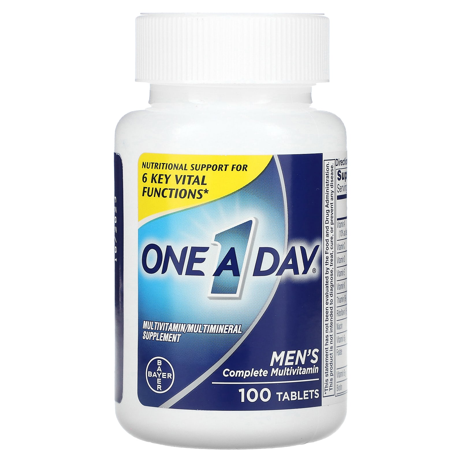 One A Day Men S Complete Multivitamin Tablets