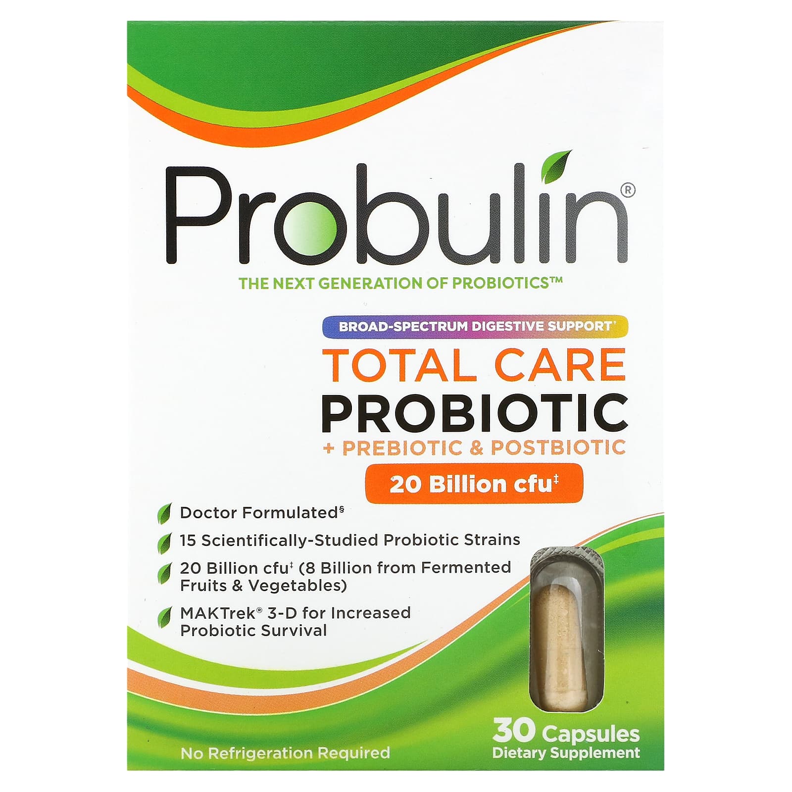 Probulin Total Care Probiotic Billion Cfu Capsules