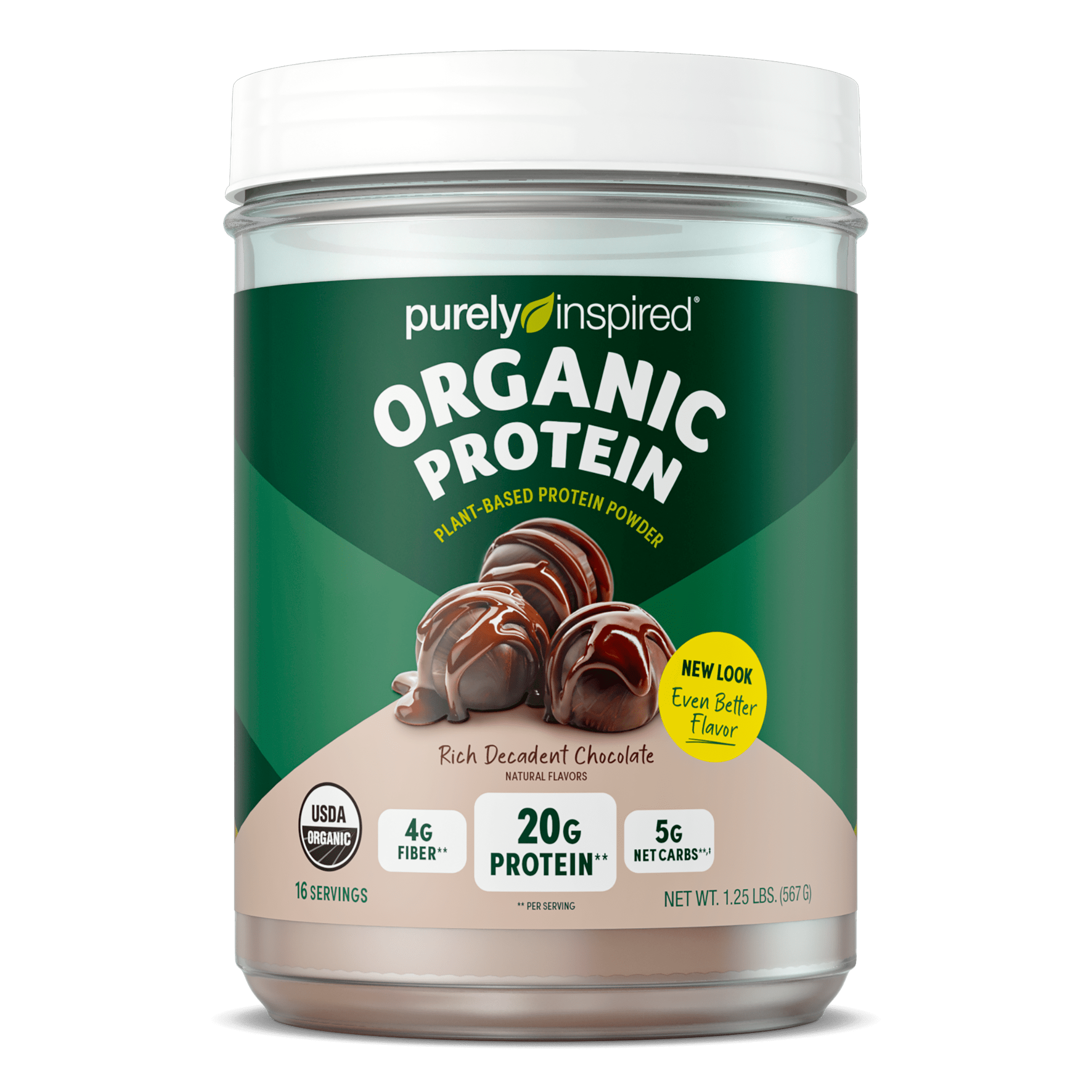 Purely Inspired Organic Protein Plant Based Nutrition Shake Decadent