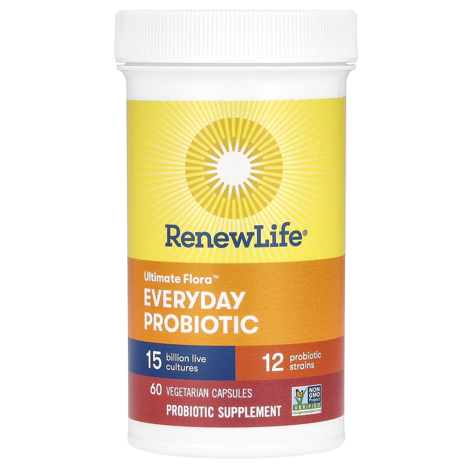 Renew Life Ultimate Flora Everyday Probiotic 15 Billion Live