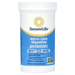 Renew Life Extra Care Digestive Probiotic 50 Billion CFU 60