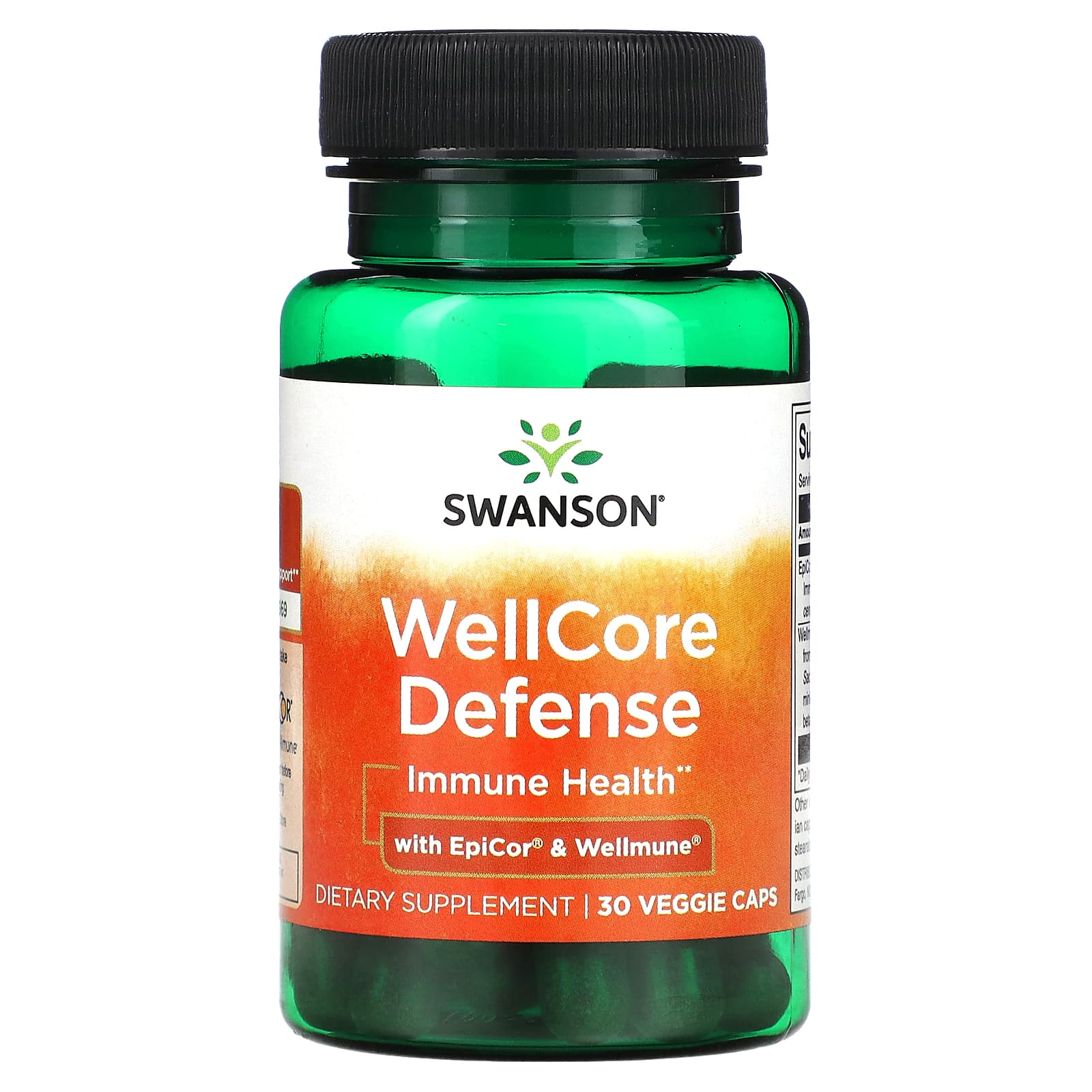 Swanson Wellcore Defense With Epicor Wellmune Veggie Caps