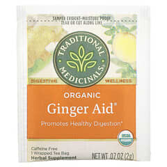 Traditional Medicinals Organic Ginger Aid Caffeine Free 16 Wrapped