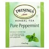 Twinings Herbal Tea Pure Peppermint Caffeine Free 50 Tea Bags 3 53