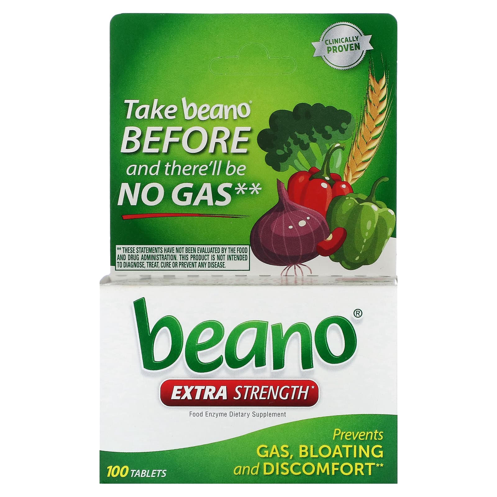 Beano Extra-Strength Tablets 100ct product package