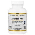 California Gold Nutrition, Antarctic Krill Oil, Omega-3 Phospholipids Complex with Astaxanthin, Natural Strawberry and Lemon, 500 mg, 120 Fish Gelatin Softgels