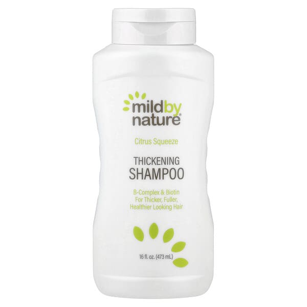 Mild By Nature, Thickening Shampoo, B-Complex + Biotin, Citrus Squeeze, 16 fl oz (473 ml)