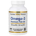 California Gold Nutrition, Omega-3 Premium Fish Oil, 100 Fish Gelatin Softgels (1,100 mg per Softgel)