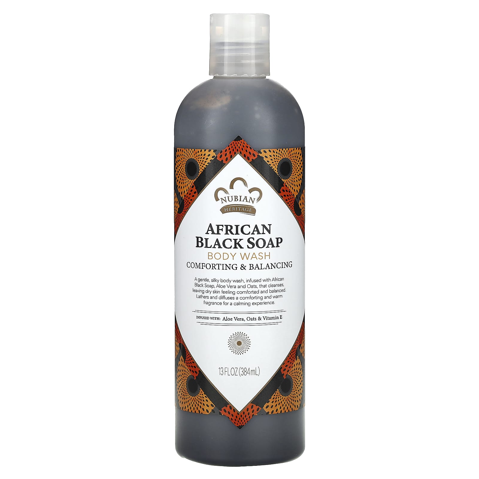 NUBIAN HERITAGE ABS BODY WASH DETOX + BAL 12 PC 13 FL. OZ product package