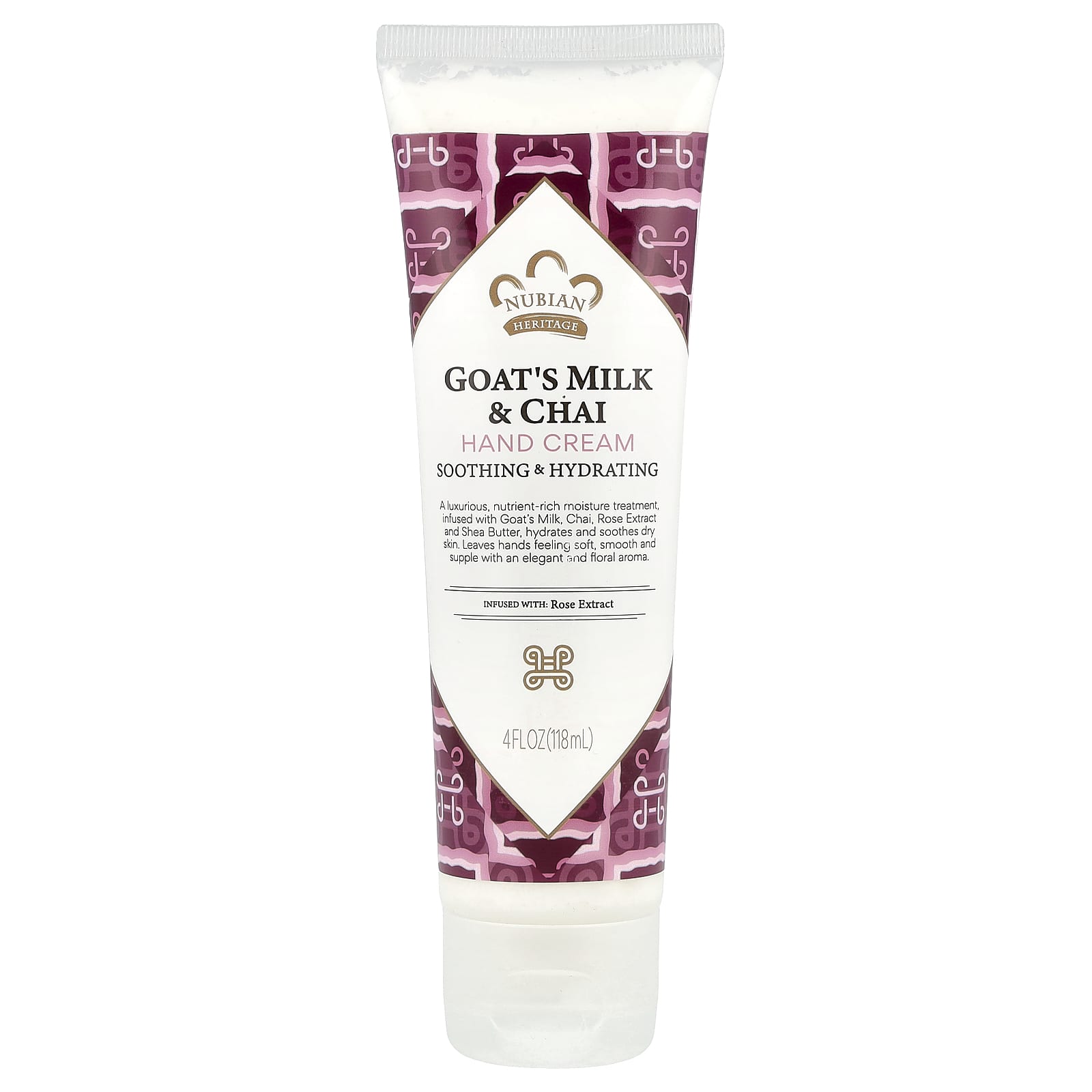 NUBIAN HERITAGE GM + C HAND CREAM SOFT/HYD/COND 12 PC 4 FL.OZ. product package