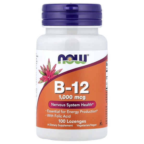 NOW Foods, B-12, 100 Lozenges