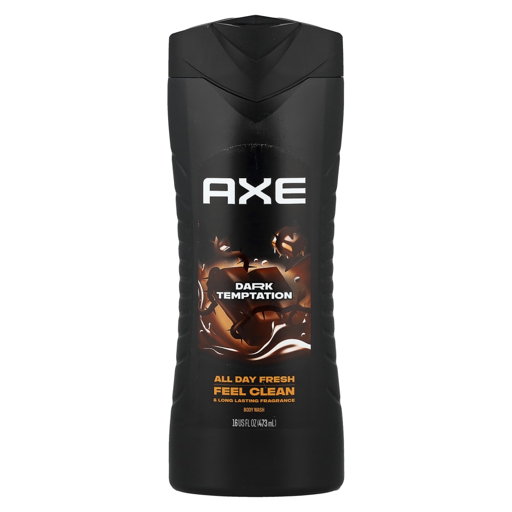 【16本】新品　AXE　ボディソープ　ダークテンプテーション　ダークチョコレート ボディウォッシュ、ダークテンプテーション、473ml（16液量オンス）