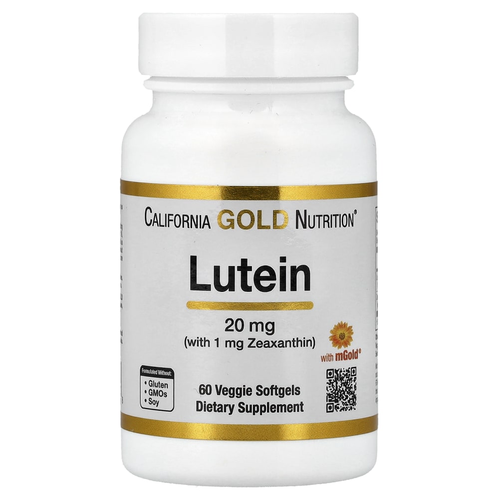 Lutein with Zeaxanthin from Marigold Extract, 60 Veggie Softgels