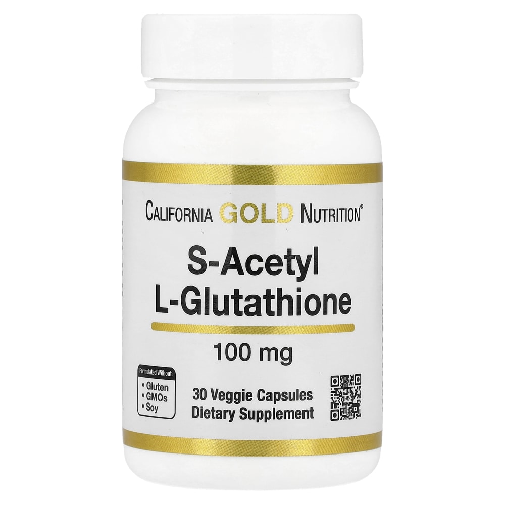 S-Acetyl L-Glutathione, 100 mg, 30 Veggie Capsules