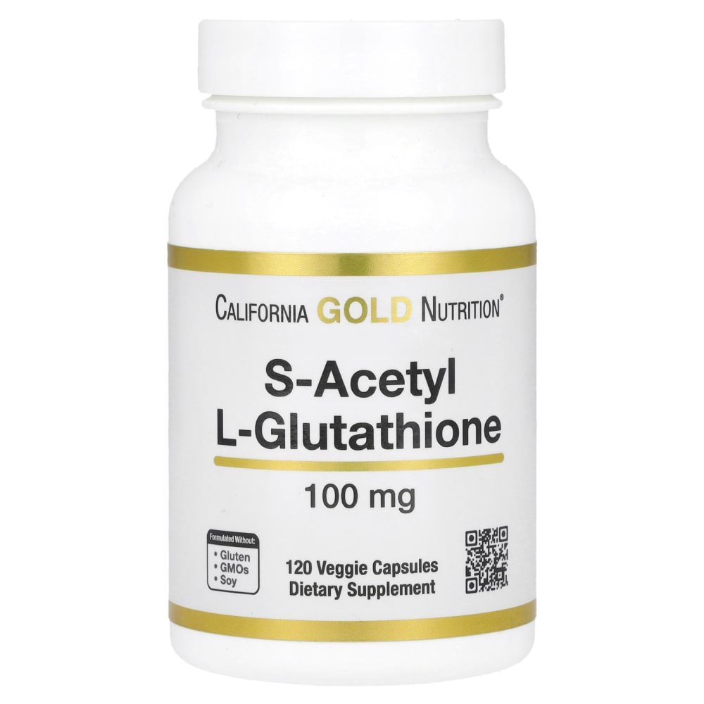 S-Acetyl L-Glutathione, 100 mg, 120 Veggie Capsules