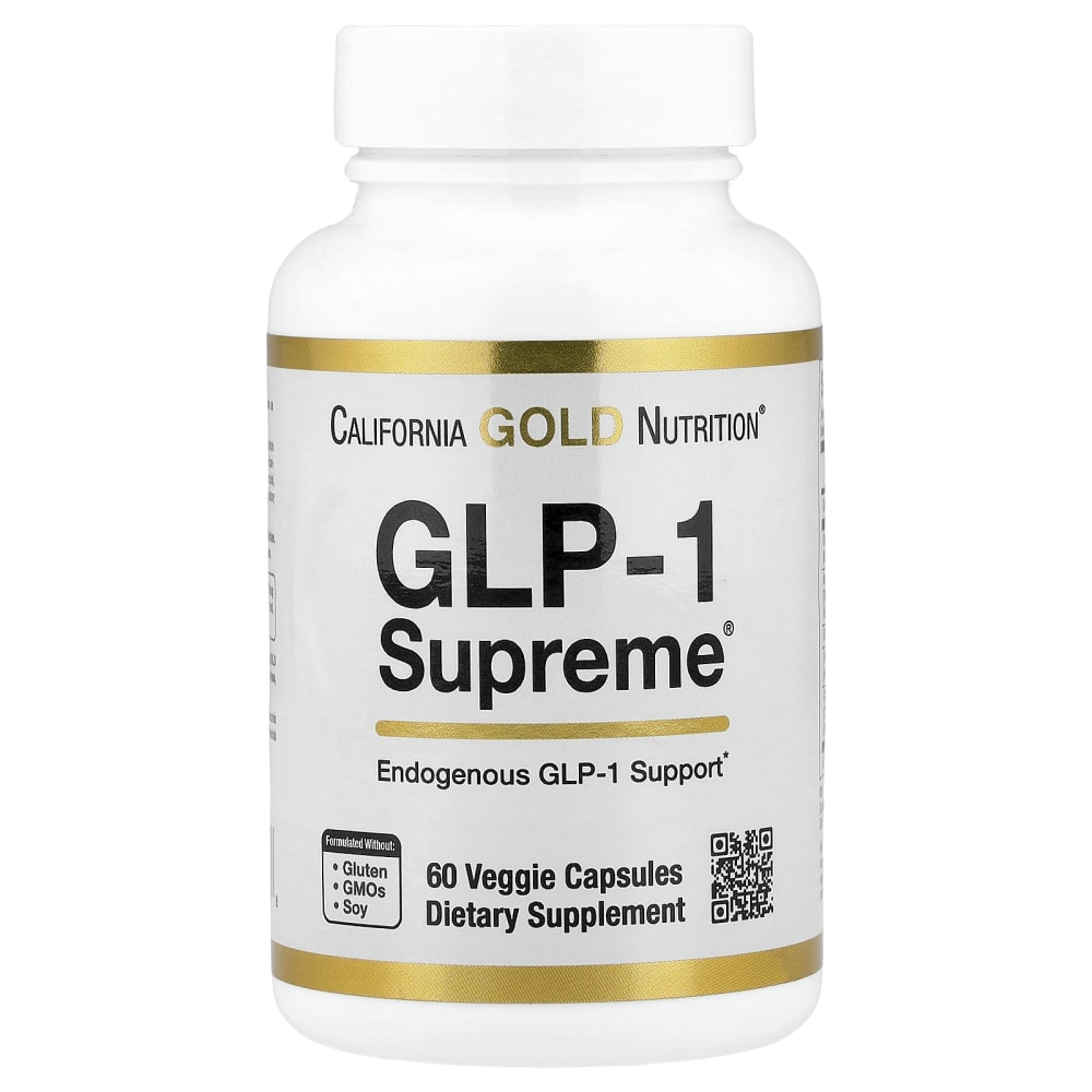 GLP-1 Supreme™, with Akkermansia, Berberine, Quercetin & Curcumin, 60 Veggie Capsules