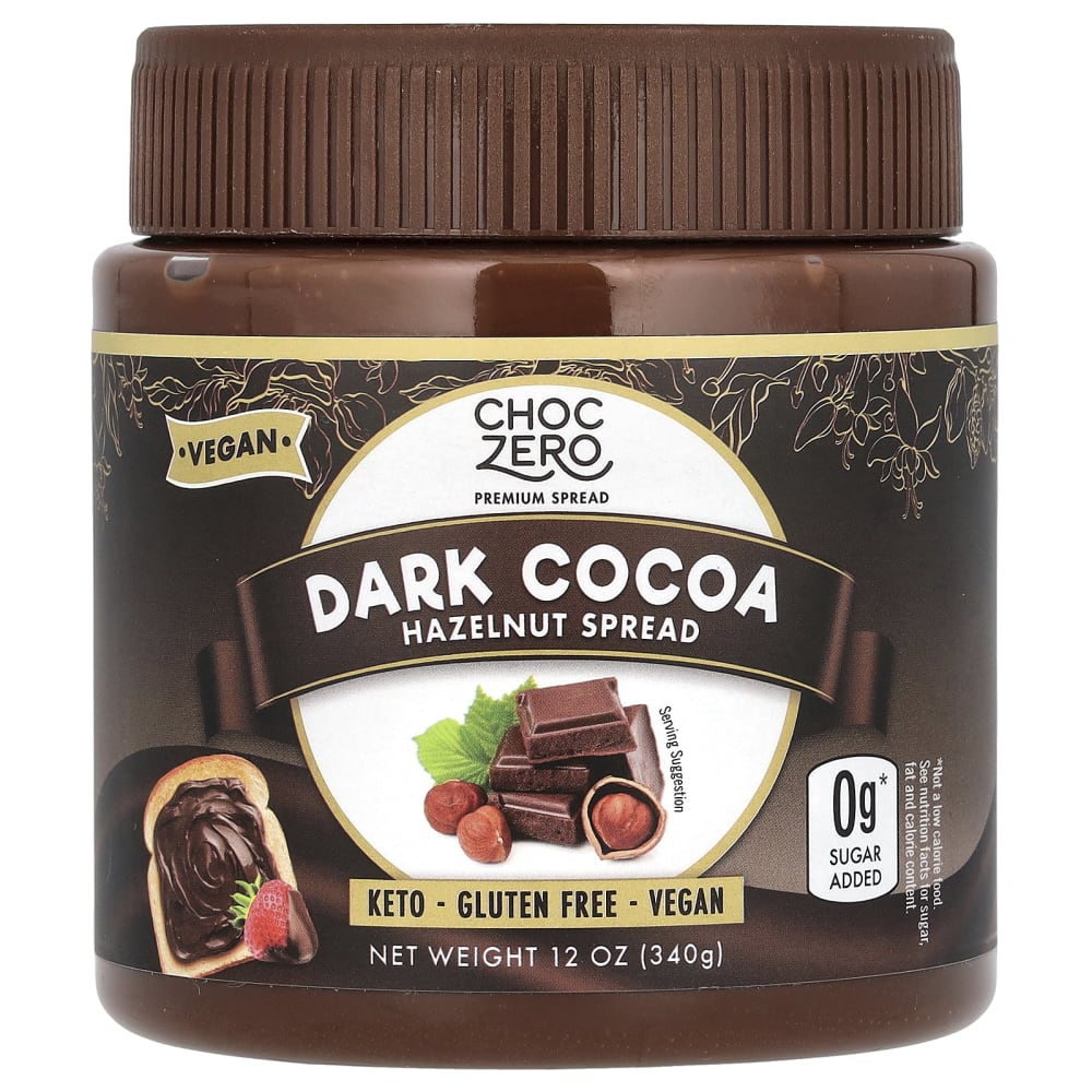Dark Cocoa Hazelnut Spread, 12 oz (340 g)