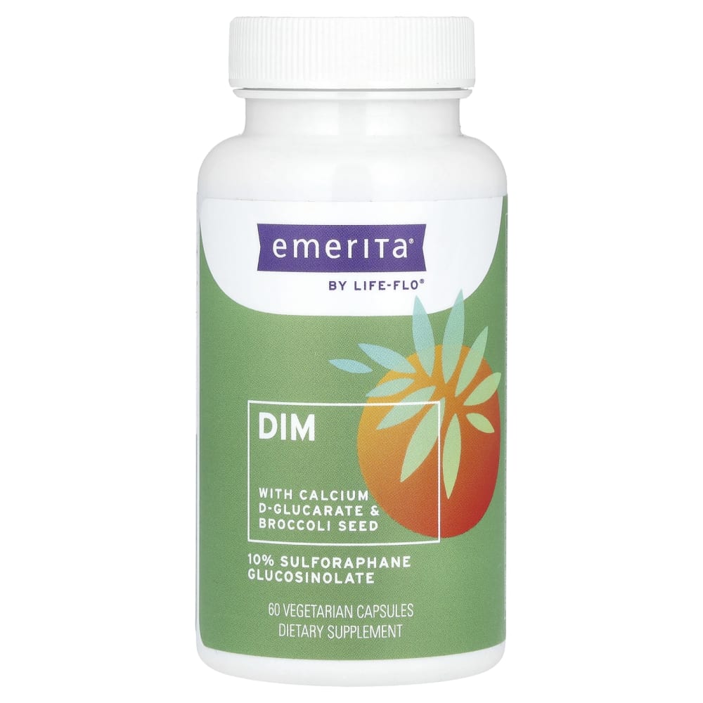 DIM with Calcium D-Glucarate and Broccoli Seed, 60 Vegetarian Capsules