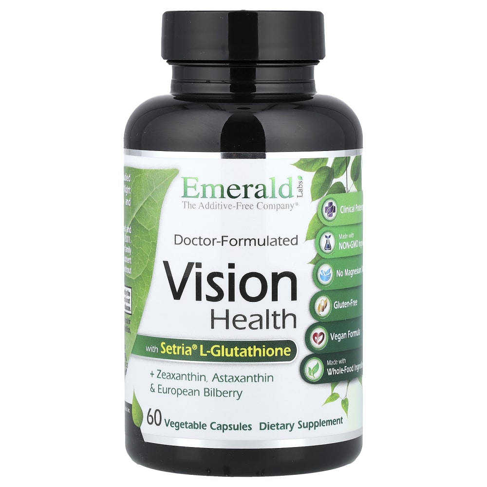setria glutathione supplement bottle image Vision Health with Setria® L-Glutathione, 60 Vegetable Capsules can i bring glutathione beauty-from-within-collagen Size:3Pack