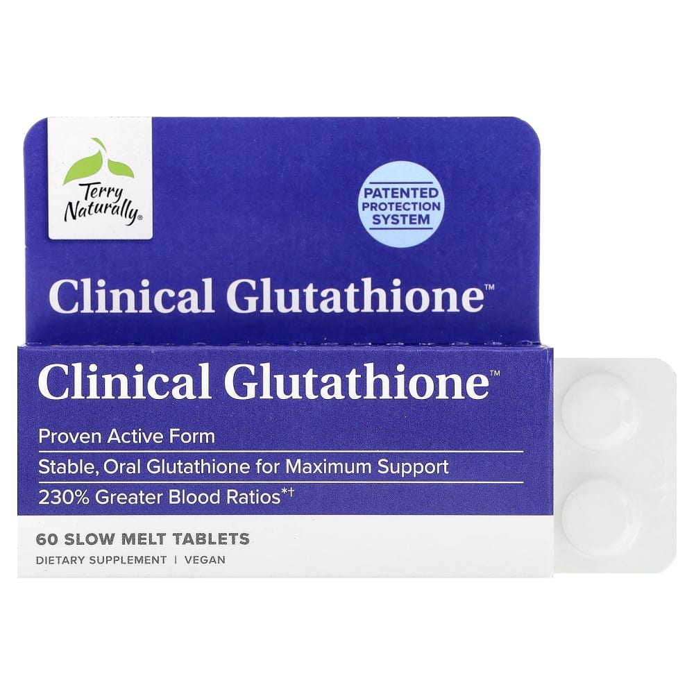 Clinical Glutathione™, 60 Slow Melt Tablets (150 mg per Tablet)